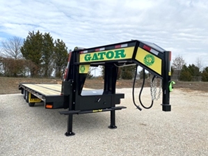 Air Ride Gooseneck Trailer With Triple Axles  Air Ride Gooseneck Trailer With Triple Axles. Air ride gooseneck trailer featuring 3/12,000# dexter disc brake axles coupled with 17.5 commercial series tires 